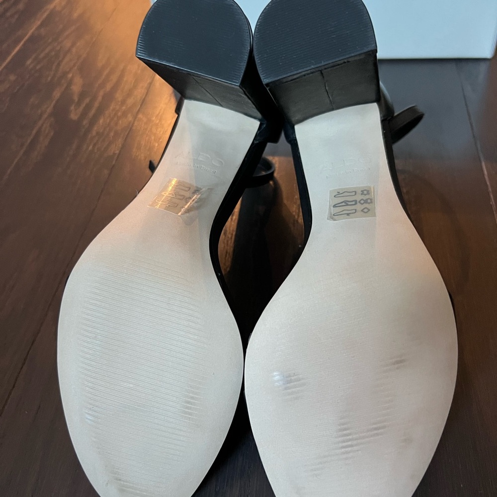 NEW Aldo Margaree Black Heels - Picture 4 of 5